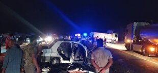 تصادف زنجیره‌ای در منوجان/ ۵ نفر مصدوم و ۵ نفر فوت شدند | خبر کرمان