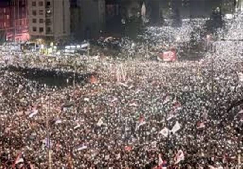 فیلم/ تظاهرات گسترده شهرک‌نشینان در اراضی اشغالی