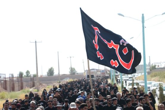 گزارش تصویری؛پیاده‌روی جاماندگان اربعین ۱۴۰۴ در رفسنجان | اخبار رفسنجان