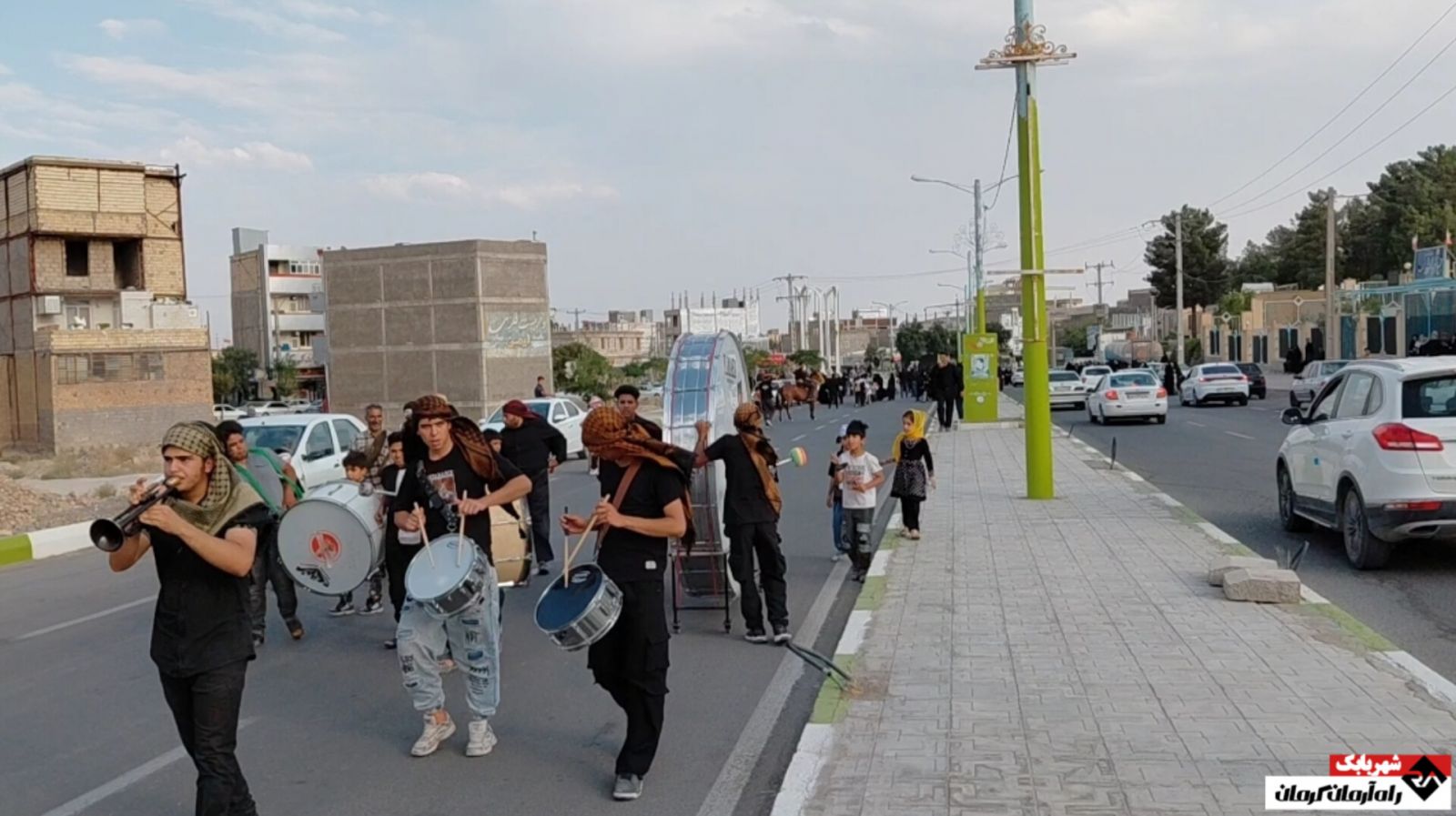 طنین شعار غزه امروز، کربلای دیروز در شهربابک | اخبار استان کرمان