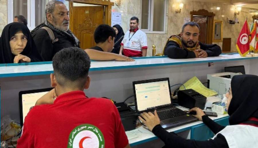 فعالیت ۵٠ نیروی هلال‌ احمر کرمان در عراق