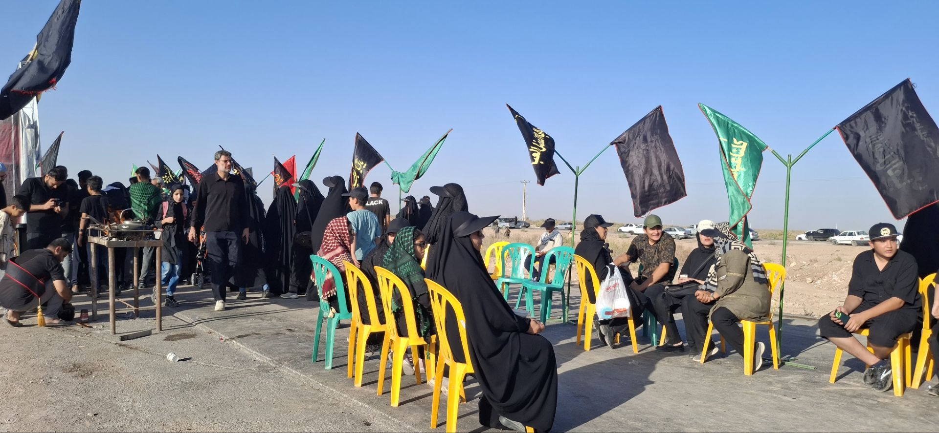 پذیرایی از جاماندگان پیاده‌روی اربعین حسینی در ماهان | اخبار استان کرمان