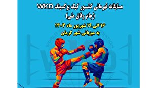 کرمان میزبان مسابقات کیک‌بوکسینگ WKO قهرمانی کشور | خبر کرمان