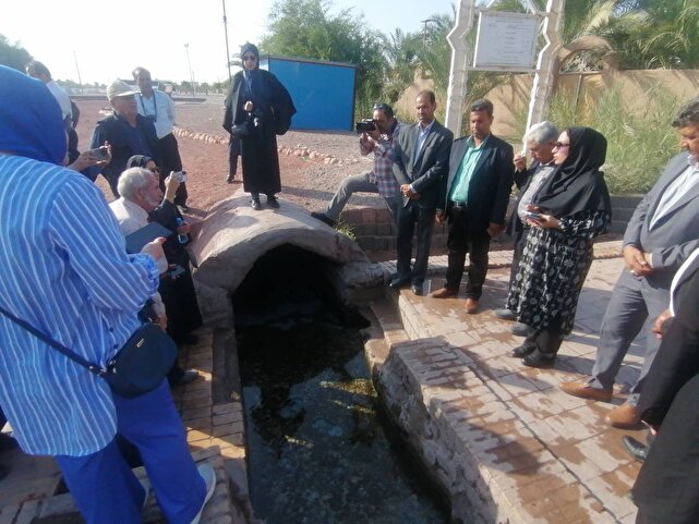 قنات‌های دوقلوی جهانی بم، ۳۰۰ هکتار اراضی را آبیاری میکنند | خبر کرمان