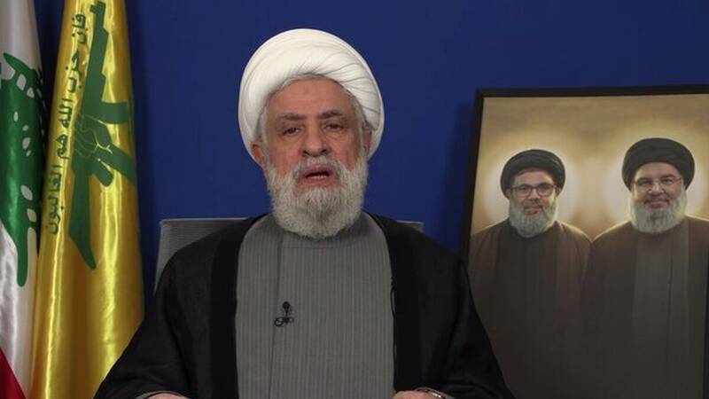 فیلم/ نعیم‌ قاسم: راه و شیوه نصرالله را ثابت‌قدم ادامه می‌دهیم