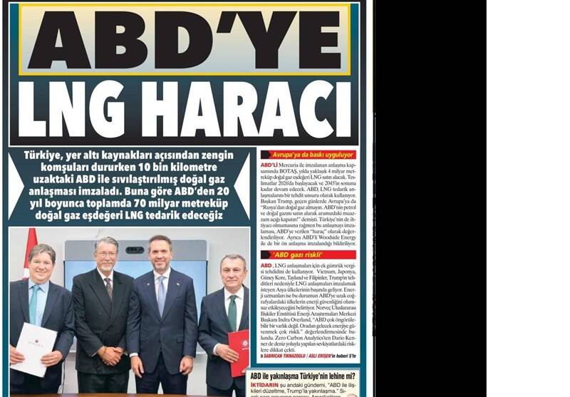 اما و اگر قرارداد گازی ترکیه و آمریکا