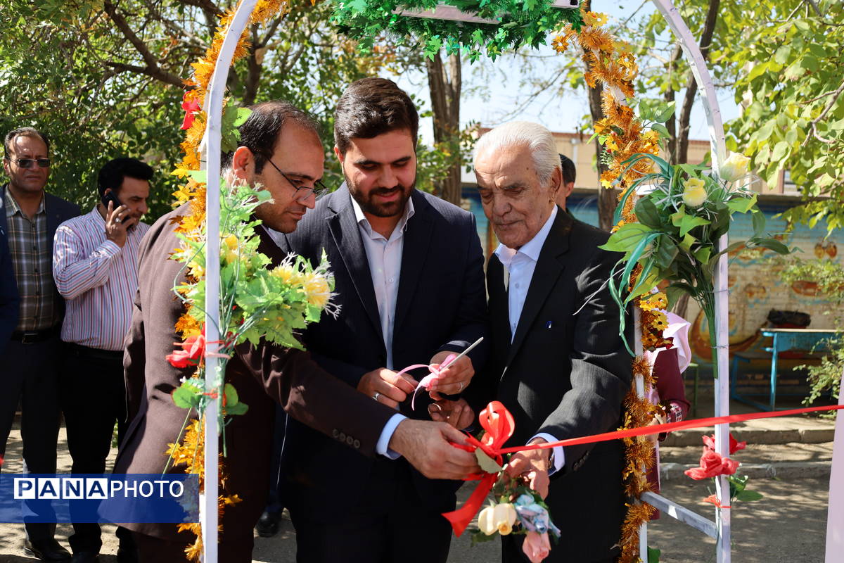 افتتاح زمین والیبال در بافت