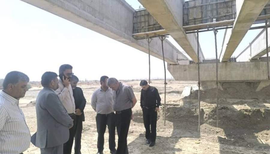 پیشرفت ۸۵ درصدی پل دوم بهادرآباد کهنوج | اخبار استان کرمان