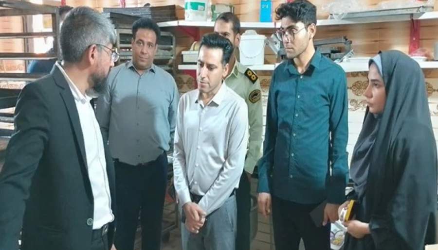 بازدید گشت امنیت غذایی از واحدهای صنفی ریگان