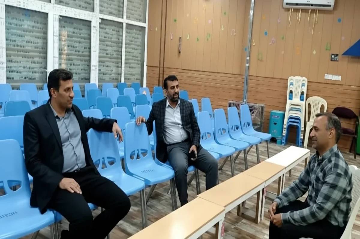 بازدید رئیس اداره فرهنگ و ارشاد اسلامی بم از مؤسسه هنری «هفت گامان شتاب»