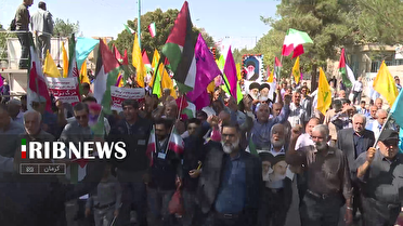 راهپیمایی بشارت نصر در پایتخت مقاومت