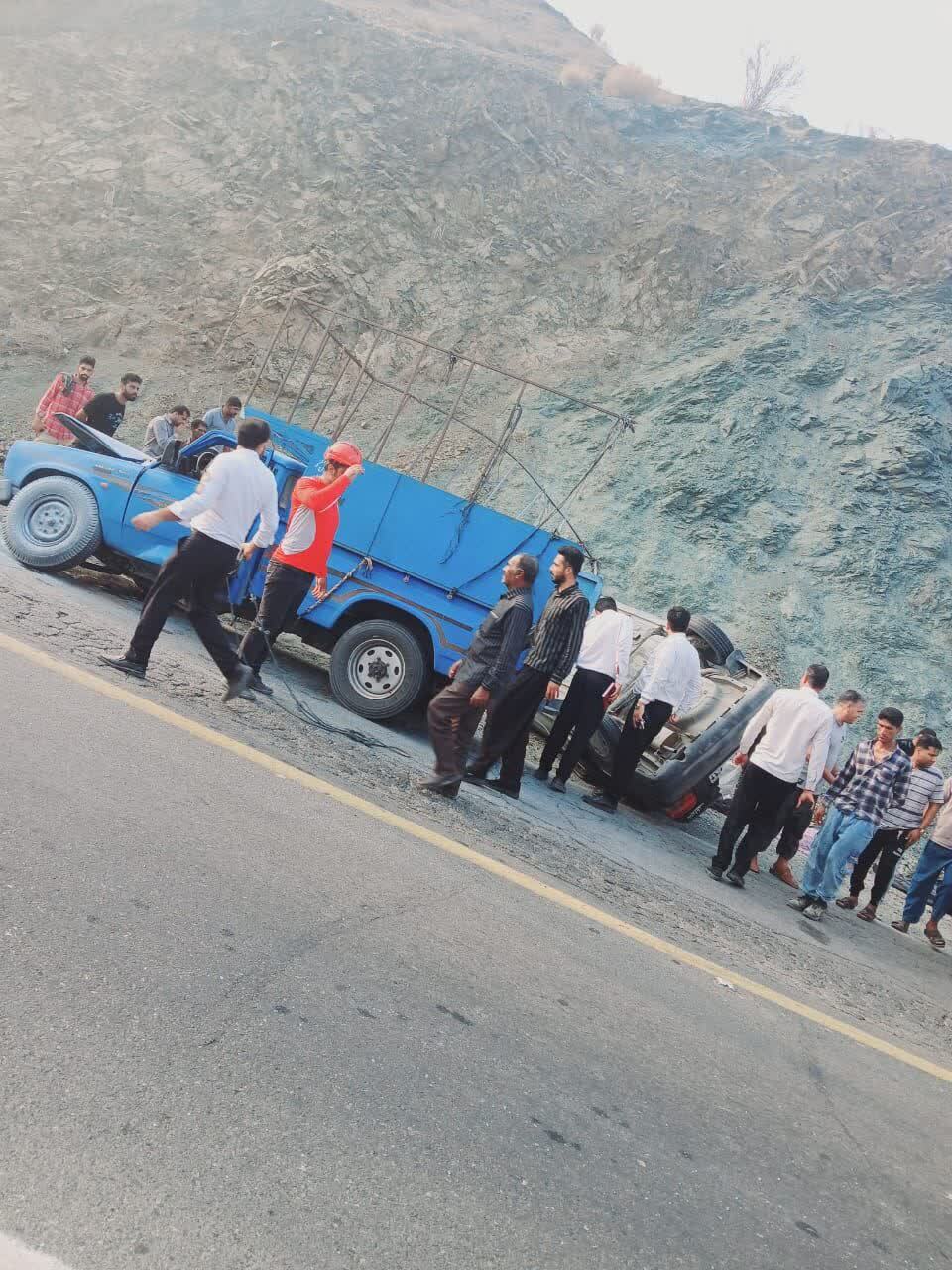 ۴ جانباخته در محور منوجان – نودژ