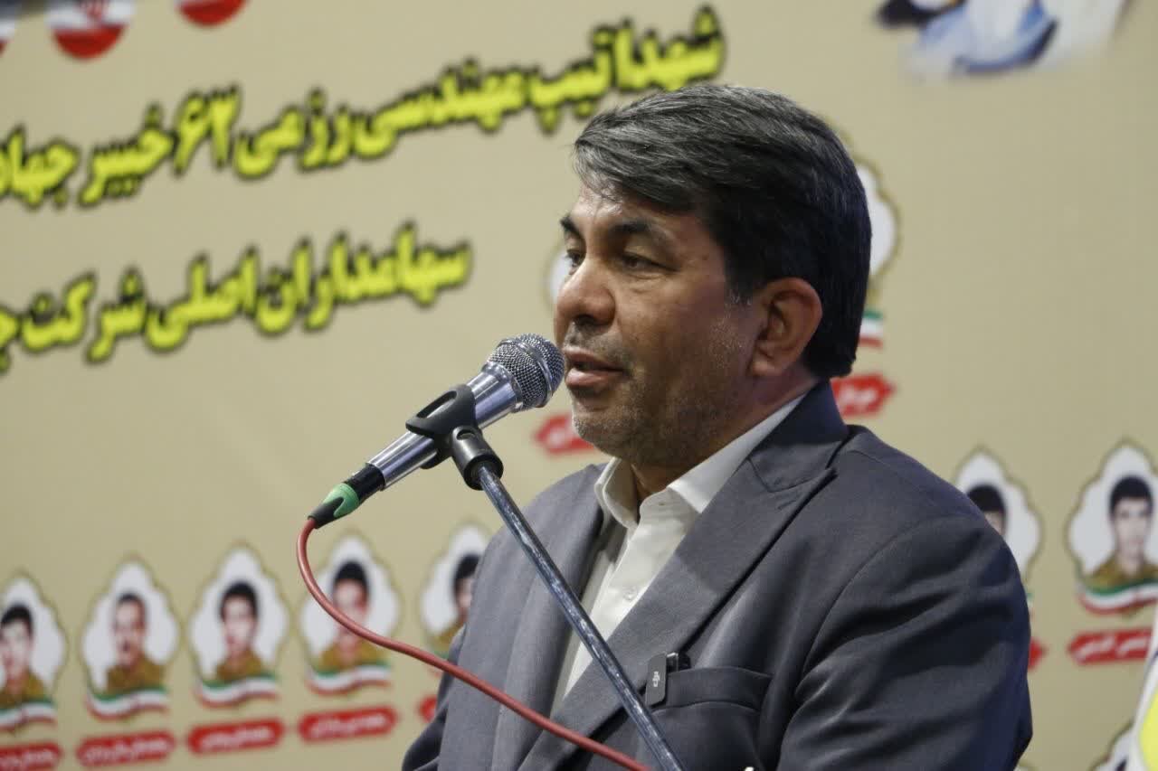 طالبی: روحیه جهادی دفاع مقدس، امروز در عرصه سازندگی کرمان جلوه‌گر شده است