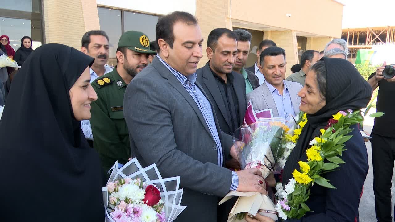 مرضیه جعفری در بم: مهم‌ترین دستاورد، شنیده شدن نام ایران در آسیا بود