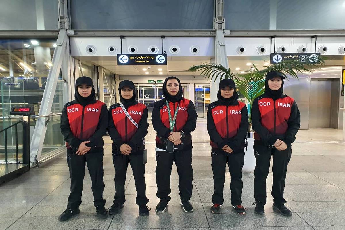 تیم ملی بانوان ایران با مربیگری «ماریا شهامت» از باشگاه مثنوی بم، عازم مسابقات جهانی دهکده المپیک پکن شد