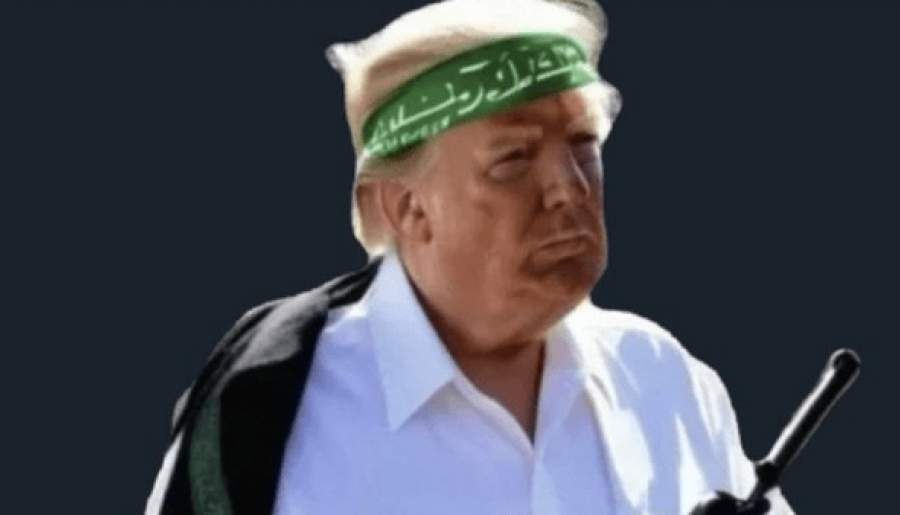 ترامپ با سربند سبز حماس | اخبار استان کرمان