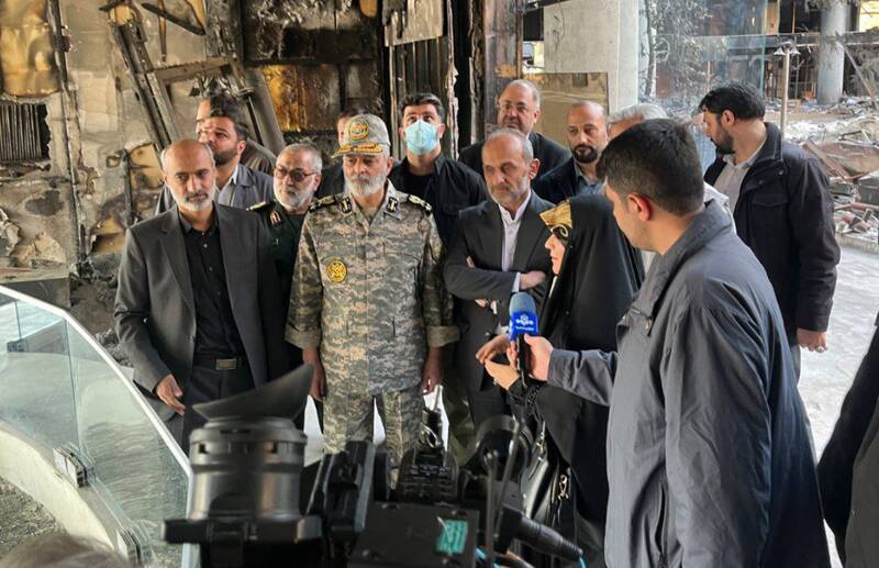 فیلم/ بازدید رئیس ستاد کل نیروهای مسلح از صداوسیما