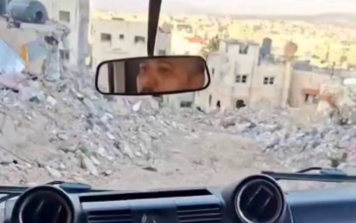 فیلم/ ویرانی گسترده بر اثر یورش نیروهای اشغالگر به اردوگاه جنین