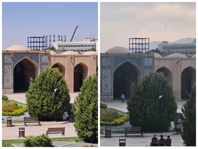 میراث فرهنگی می‌گوید ساخت‌وساز در بافت کرمان را متوقف کرده اما عکس‌ها حرف دیگری می‌زند!