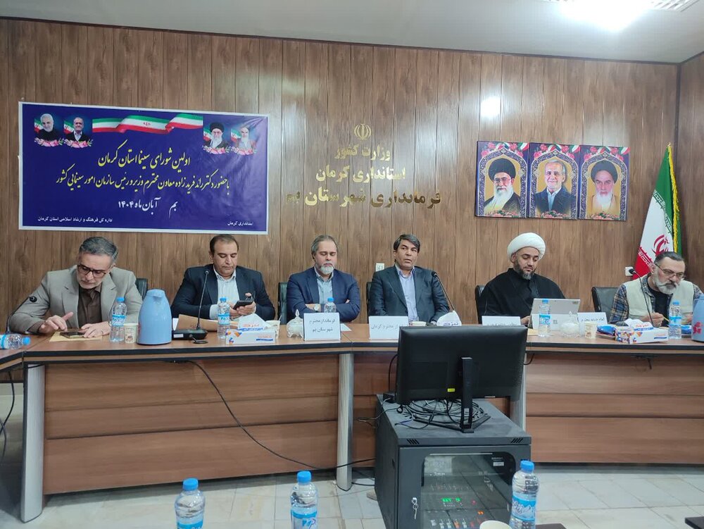 اولین نشست شورای سینمایی استان کرمان با حضور معاون وزیر ارشاد برگزار شد | اخبار کرمان و شهرستان ها