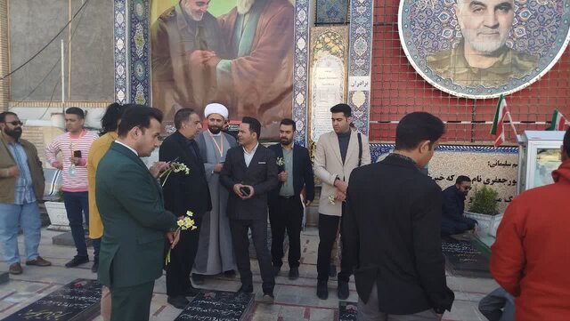 ادای احترام هنرمندان ایرانی و خارجی به سپهبد حاج قاسم سلیمانی و شهدای کرمان | اخبار کرمان و شهرستان ها