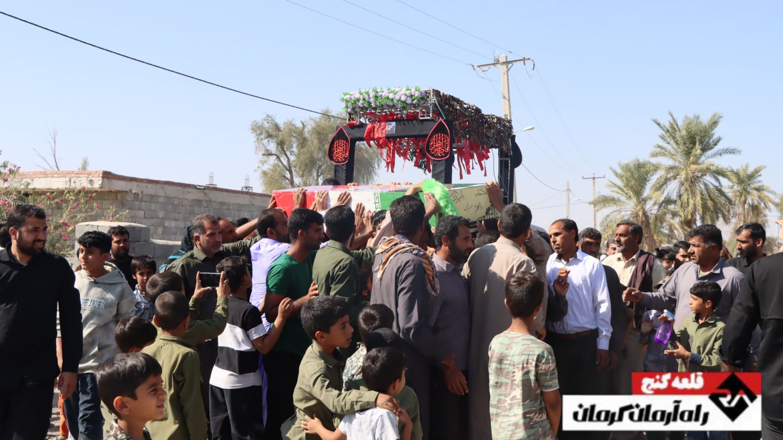 چلپایی میزبان پیکر مطهر شهید گمنام شد | اخبار استان کرمان