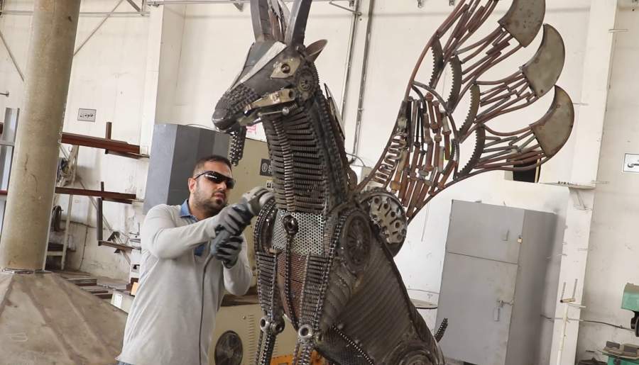 نخستین رویداد ساخت آثار هنری با ضایعات مسی | اخبار استان کرمان