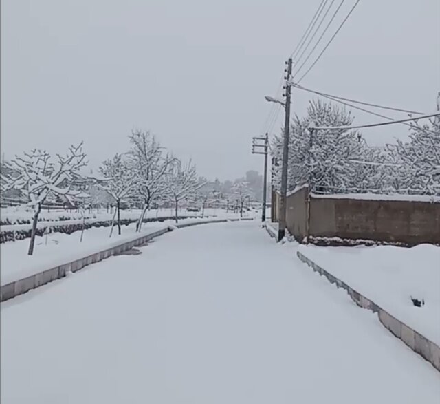 تمام محورهای مواصلاتی سیرجان میزبان برف زمستانی هستند | اخبار سیرجان