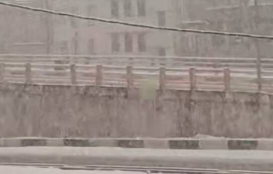 فیلم/ بارش شدید برف در اردبیل