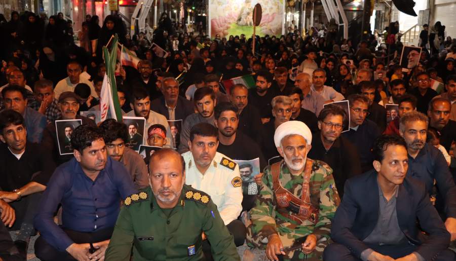 بیعت مردم قلعه‌گنج با رهبر انقلاب اسلامی | اخبار استان کرمان