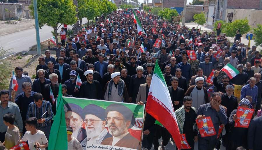 حضور پرشور فاریابی‌ها در روز جهانی قدس | اخبار استان کرمان
