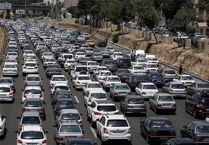 ترافیک سنگین در محور قزوین – کرج – تهران