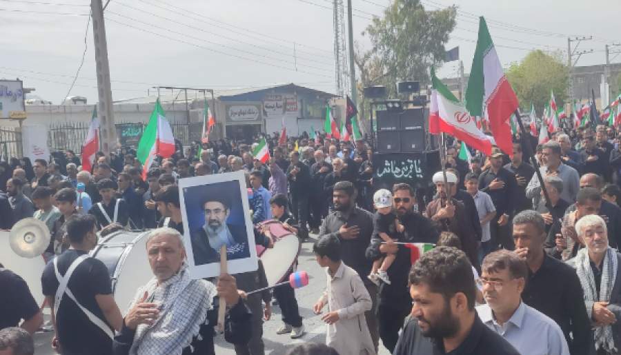 حضور حماسی کهنوجی‌ها در مراسم اربعین «قائد امت» | اخبار استان کرمان