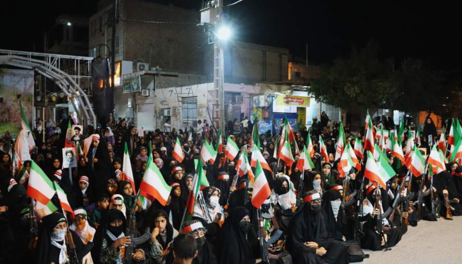 حضور بانوان قلعه گنجی، در رزمایش بزرگ اقتدار | اخبار استان کرمان
