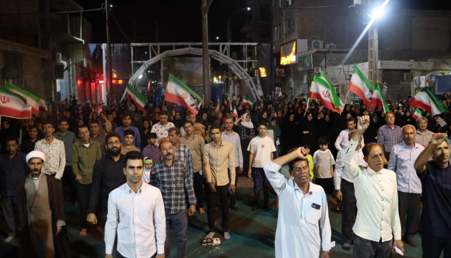 قلعه‌گنجی‌های حامی انقلاب همچنان در میدان | اخبار استان کرمان