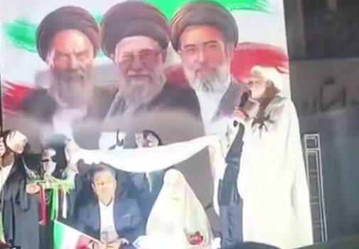 فیلم/ مراسم عقد یک زوج جوان در تجمعات مردمی