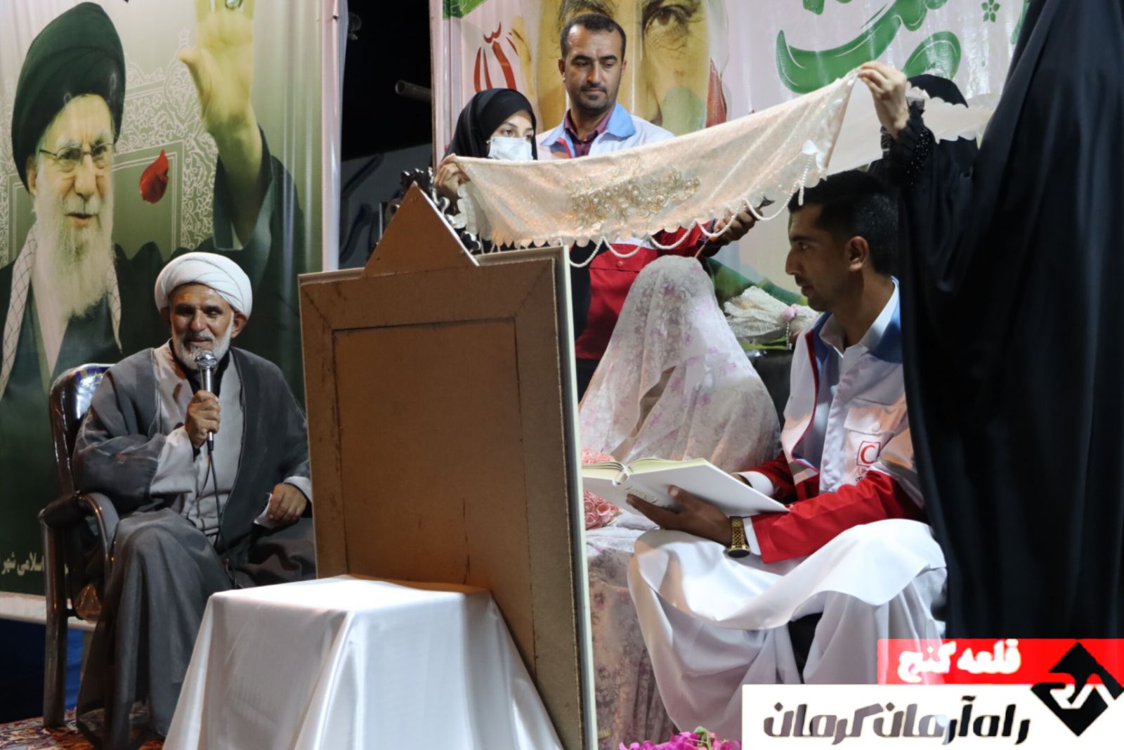 ویژه‌برنامه عقد زوج جوان در خیابان بسیج | اخبار استان کرمان