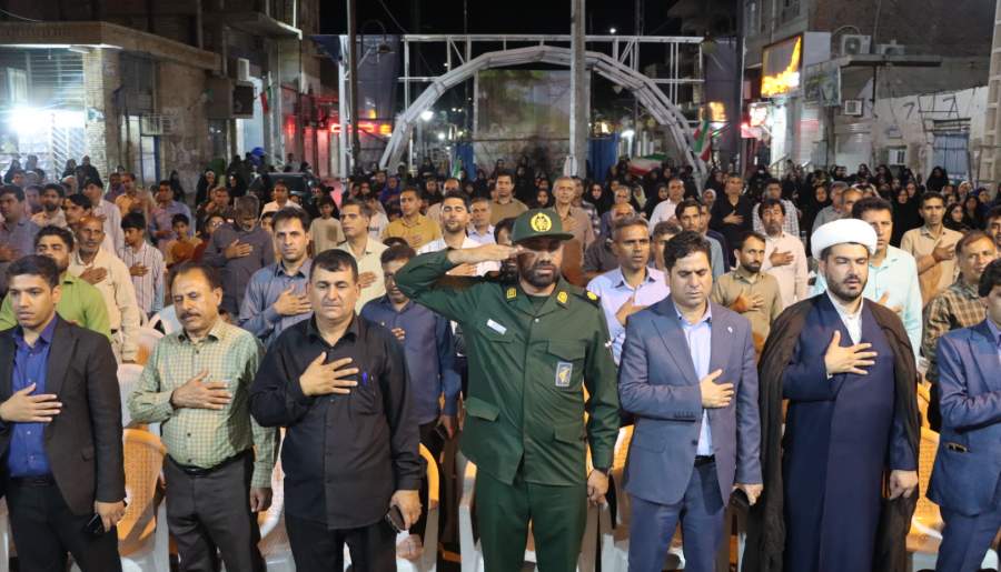 حضور گسترده قلعه‌گنجی‌ها در اجتماع شبانه | اخبار استان کرمان