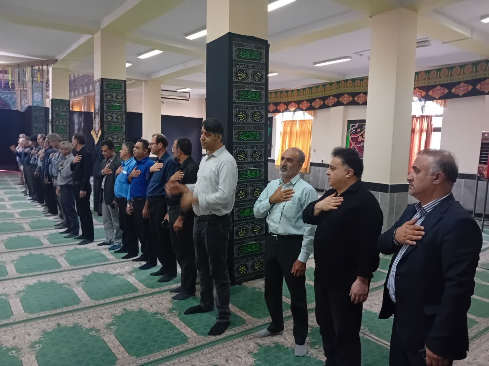طنین نوای عزاداری حسینی در دانشگاه آزاد اسلامی واحد بابل