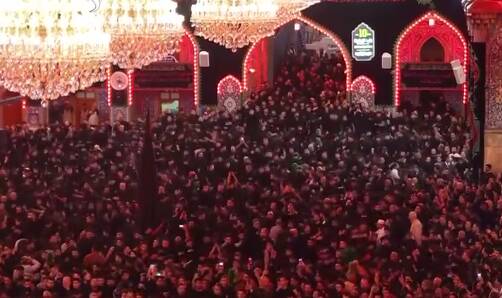 فیلم/ دسته‌های عزاداری در حرم مطهر امام حسین (ع)