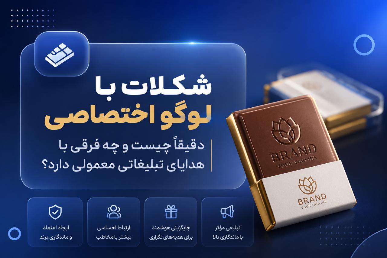 چرا شکلات با لوگوی اختصاصی بهترین ابزار برندینگ در رویداد‌ها و نمایشگاه‌هاست؟