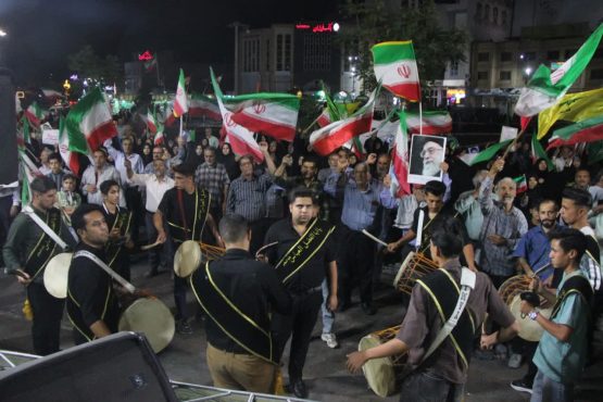 گزارش تصویری؛صد و چهارمین شب گردهمایی مردم رفسنجان در حمایت از نیروهای مسلح | اخبار رفسنجان